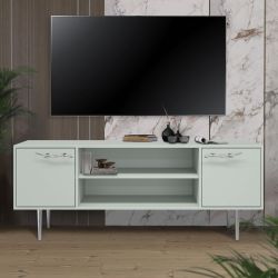 Тумба под ТВ Арт Колор matte 155см Стайл Сильвер Серый дым матовый