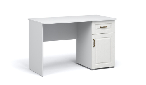 Система Лацио Стол письменный 120 1д1ящ Белое дерево