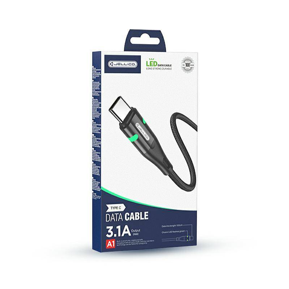 Кабель JELLICO A1 Lightning (Black)