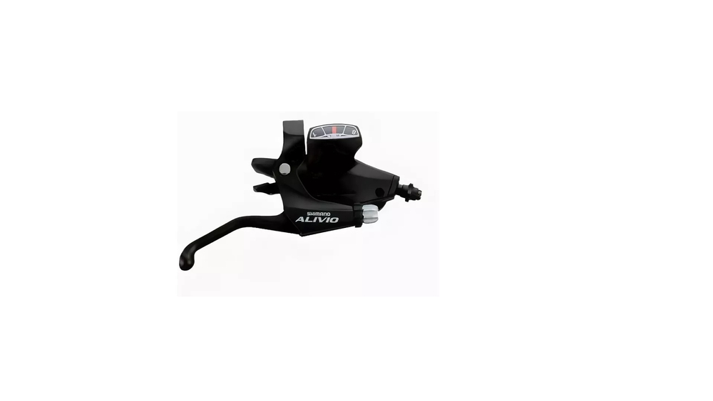 Шифтер/Тормозная ручка Shimano Alivio, M410, правый, 8 ск., индикатор, тормозная ручка под 2 пальца