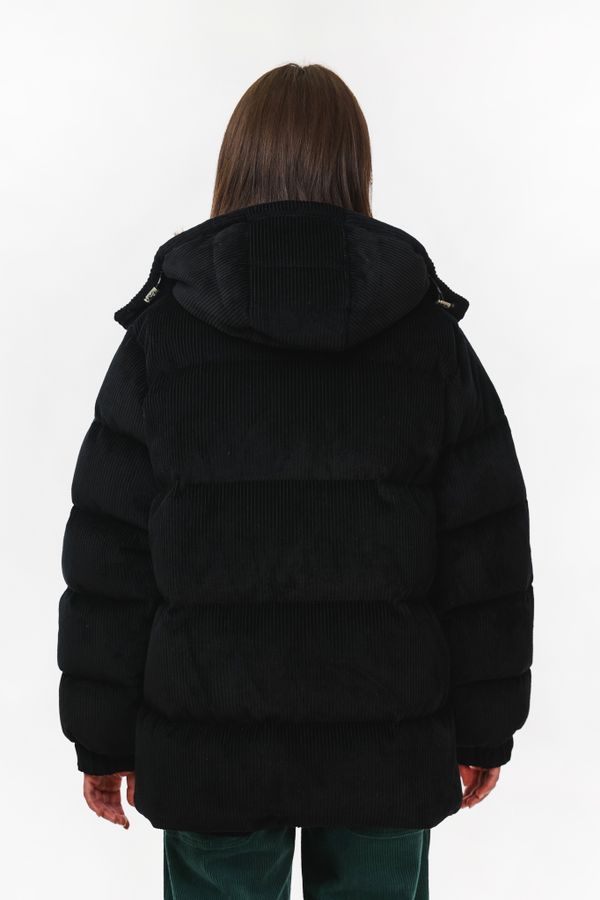 Пуховик Velvet черный - фото 4