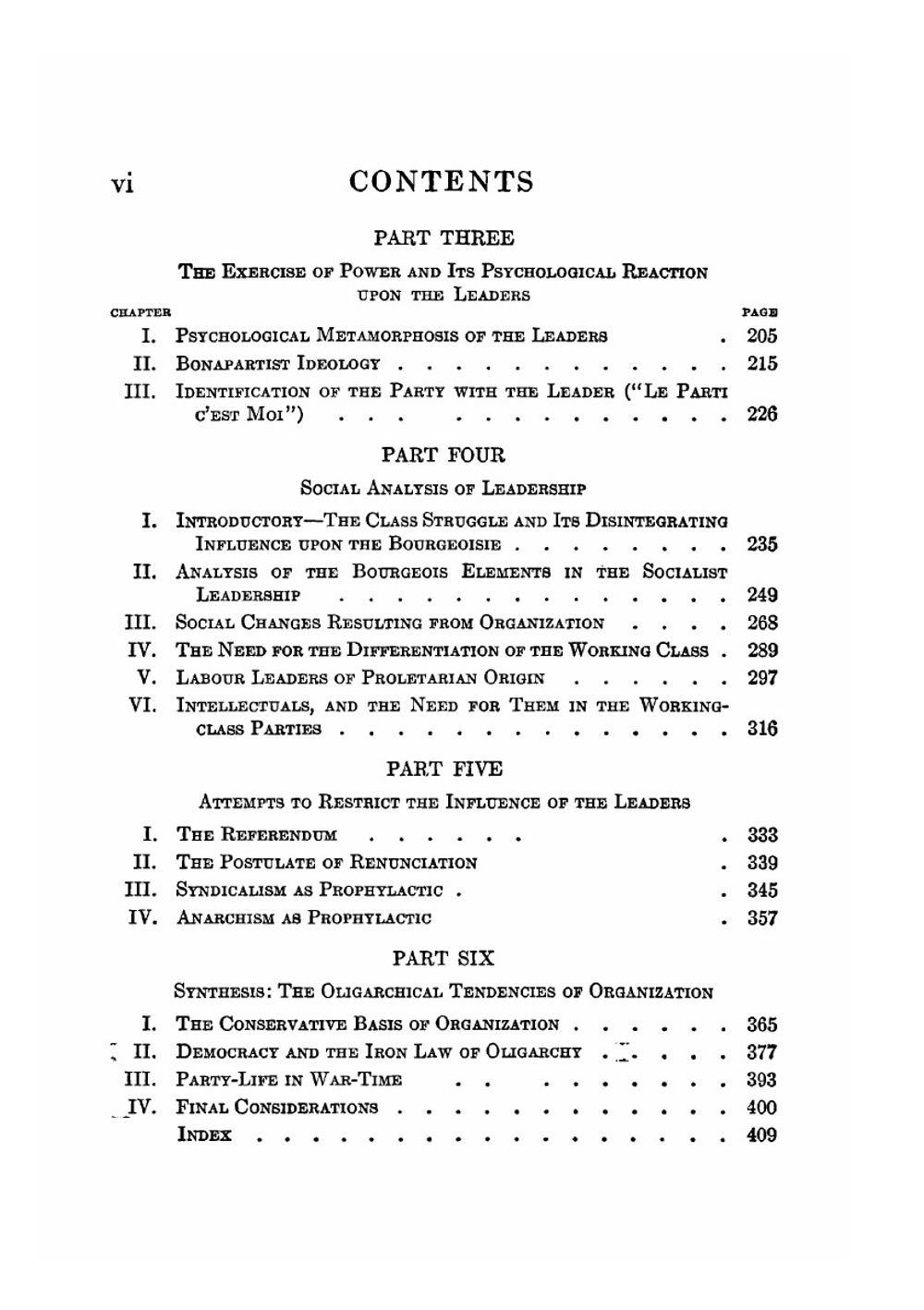 Political parties. a sociological study of the oligarchical tendencies of modern democracy | Robert Michels