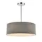 8111/5 MODERNI LN25 138  хром/серый, металл/текстиль Люстра подвесная E14 5*40W 220V ZIGRISA
