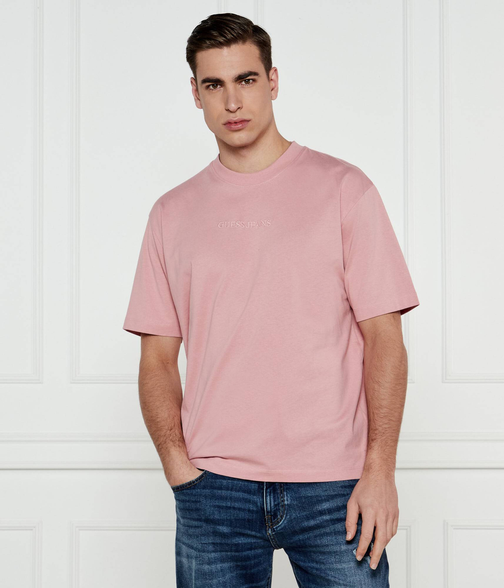 Футболка Guess Jeans - розовый(M4YI44 K8FQ4)