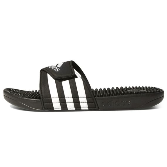 Adidas Adissage Slides 'Black White'