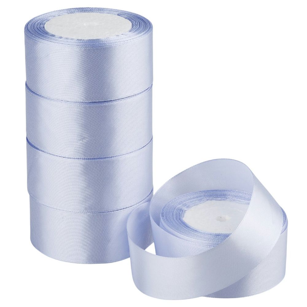 Лента атласная 3,8см*22,85м ПЫЛЬНО-СИРЕНЕВЫЙ