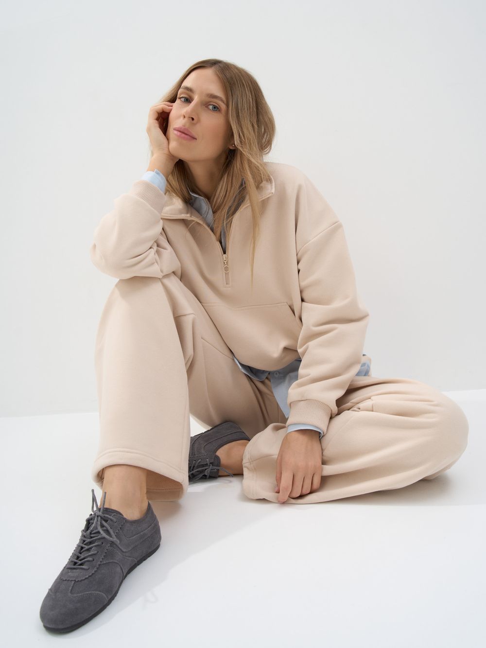 Кеды ретро "Графит" женские