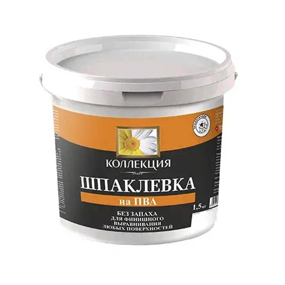 КОЛЛЕКЦИЯ Шпаклевка на ПВА 1,5кг (ИжСинтез)