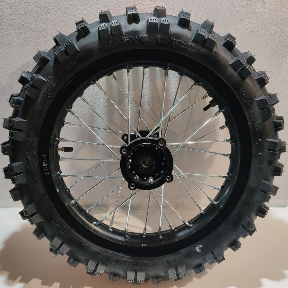 Колесо заднее в сборе 80/100-12" Питбайк BSE EX 125
