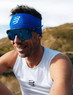 Повязка на голову широкая Headband Dazz Blue