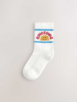 Носки хлопковые для мальчика Next AL5-373, 5 шт., Белый, Горчичный, Серый