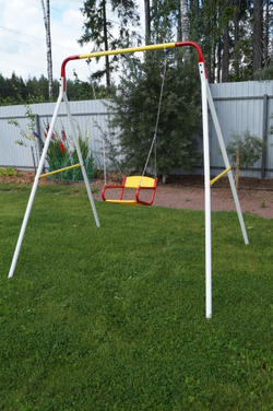 Качели уличные каркас со спинкой