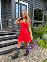 Платье Red dot красный