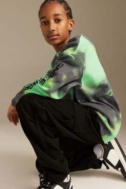 H&M Толстовка с принтом, мятный