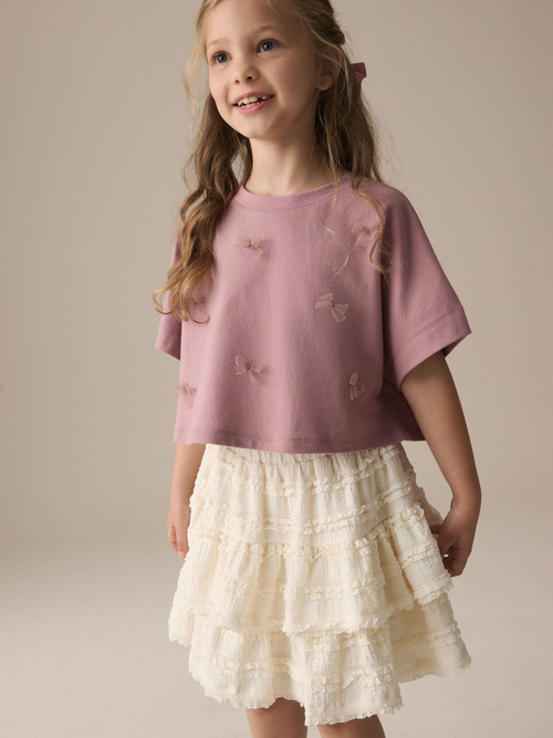 Футболка для девочки Next E44-403, Розовый