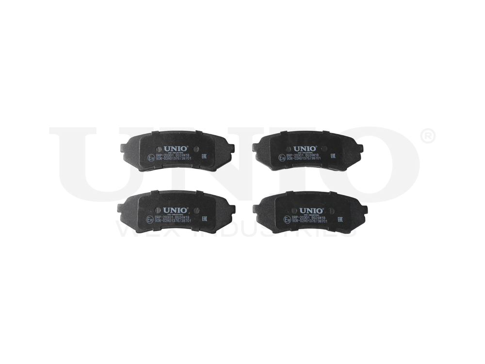 Колодки тормозные диск. задние UNIO BRP-20301