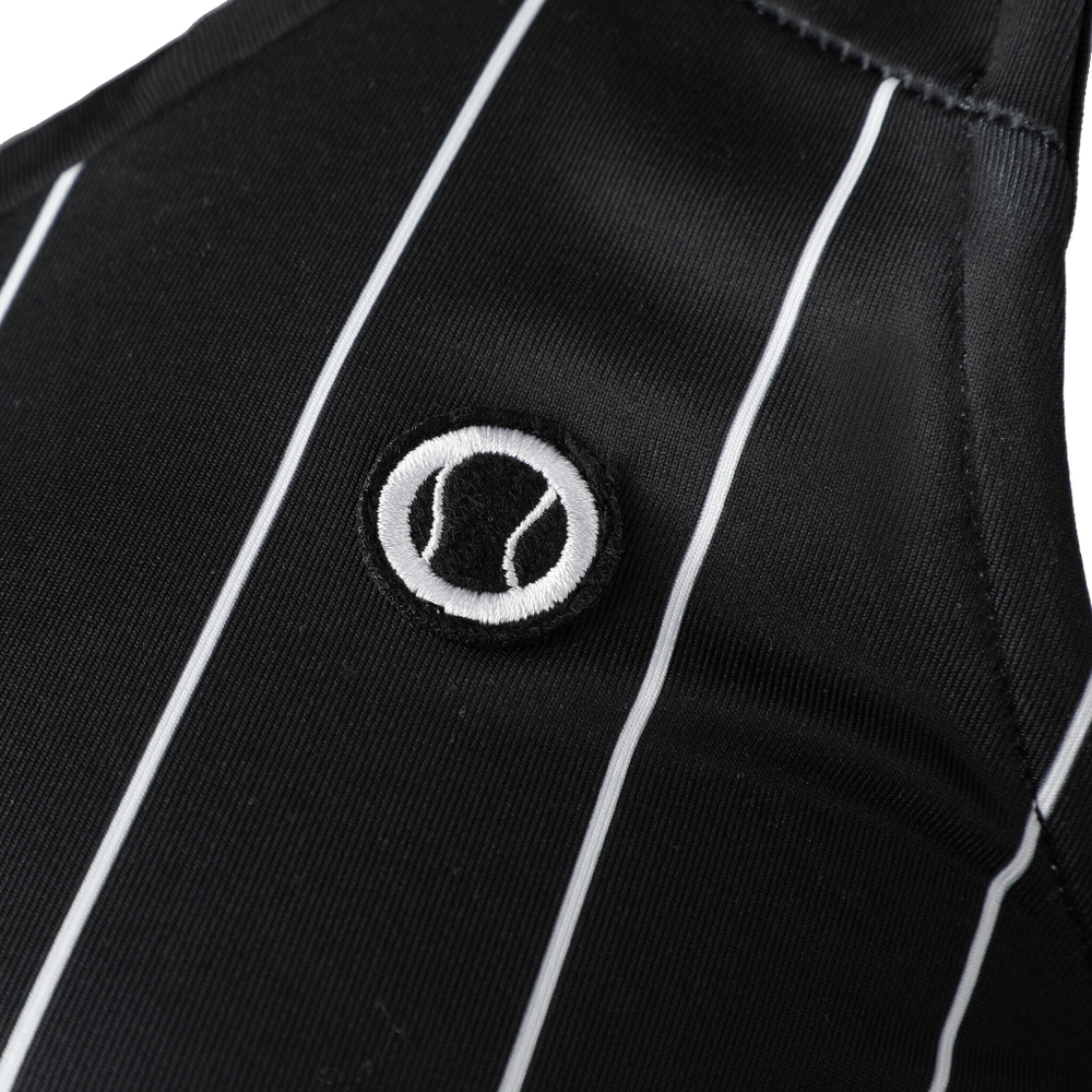 Женская теннисное платье Tennis-Point Stripes Dress Special Edition Women - Black, White