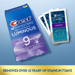 Отбеливающие полоски для зубов Crest 3D Whitestrips Luminous