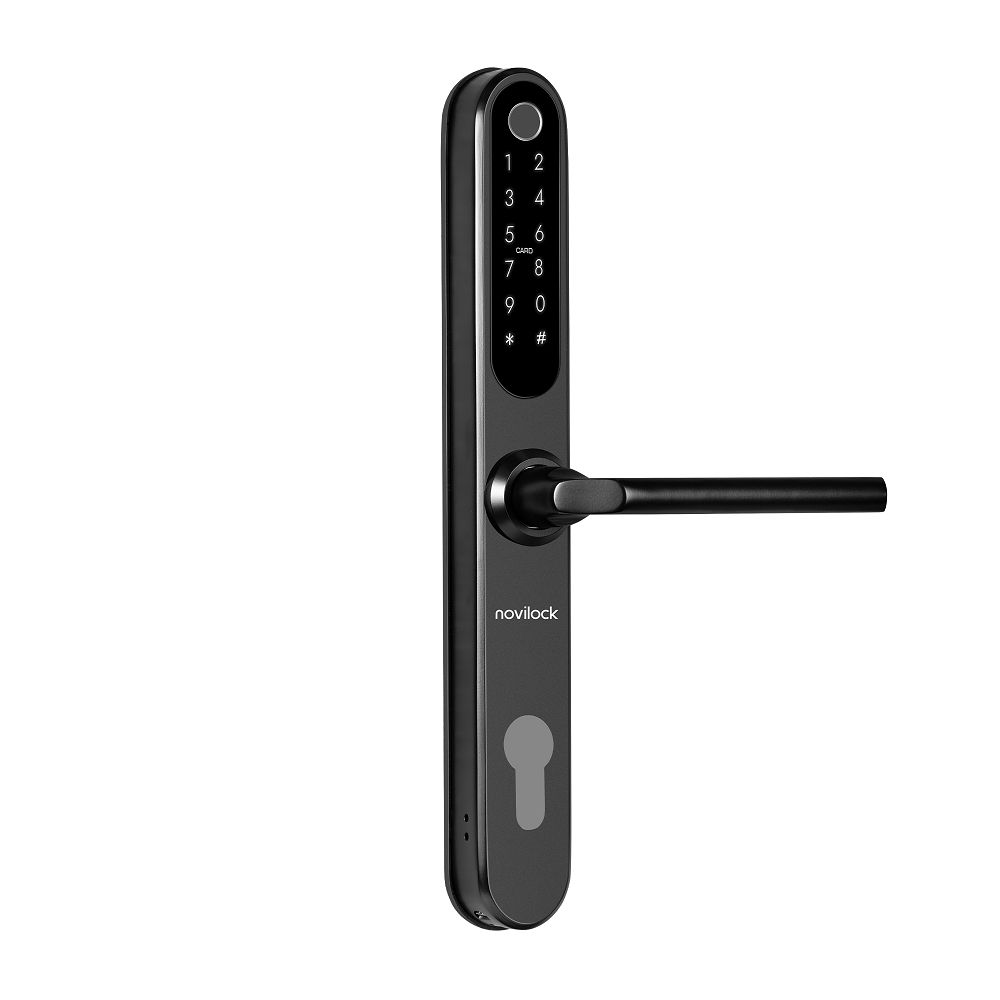 Накладки электронного замка Home Slim Black 4238 (врезной механизм отдельно)