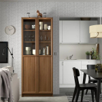 Книжный шкаф -  BILLY / OXBERG IKEA/ БИЛЛИ/ ОКСБЕРГ ИКЕА, 80х30х202 см,коричневый