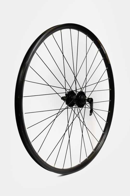 Колесо 27.5 COMODO переднее ал. дв. пист. чер. вт: ал. ДИСК эксц. чер. сп. чер.