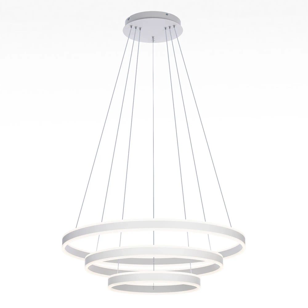 Citilux Дуэт CL719680 LED Люстра подвесная с пультом Белая