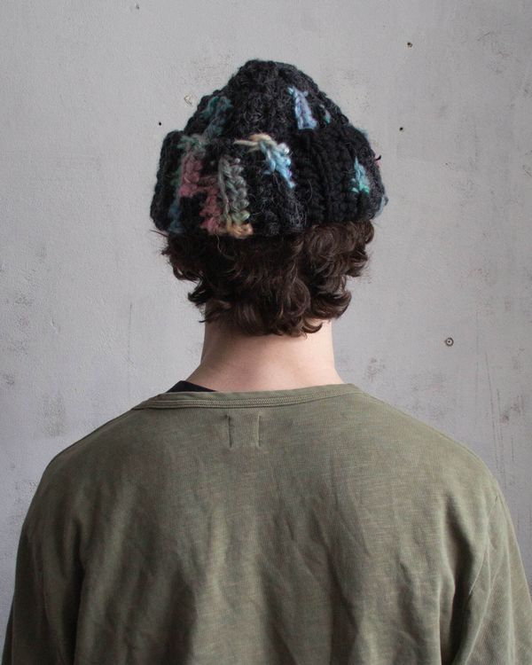 Шапка вязаная Fuzzz Knit Beanie Dark Coral - фото 3