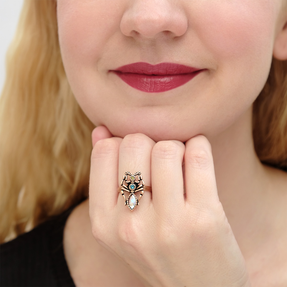 "Тоурмис" кольцо в медном покрытии