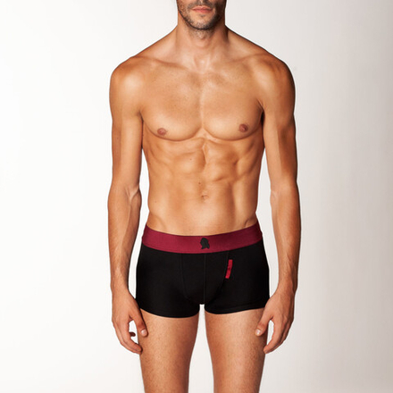 Мужские трусы боксеры черные CASANOVA Limited edition 0008A