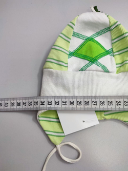 Шапка Pum Pon на завязках для новорожденного, новая