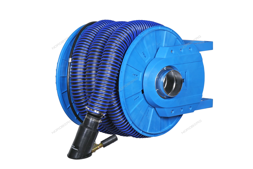 Катушка для сбора выхлопных газов с автоматическим приводом со шлангом L=8 м, D=100 мм и насадкой NORDBERG HRF8100E-KIT
