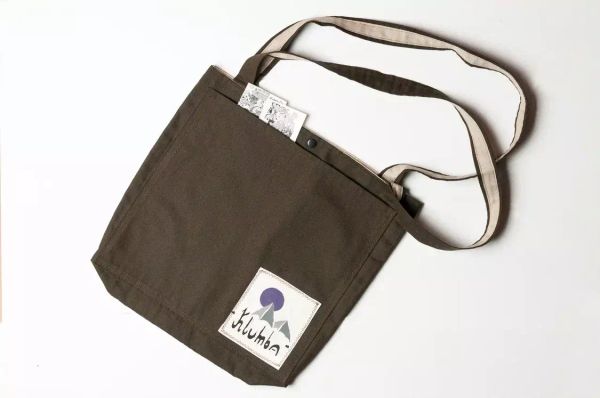 Шоппер Ручной работы уплотненный с готическим патчем Темно-зеленый - фото 2