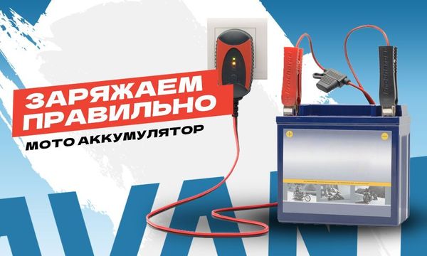 Аккумуляторы и зарядные устройства для мототехники