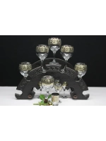 Барный набор 18 предметный с фужером