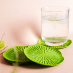 Подставки под бокалы 2 шт lotus зеленый