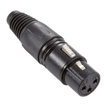 Adam Hall 7849 - разъем XLR, Female, 3-pole, черный