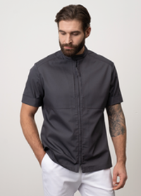 Туника с кокетками-карманами