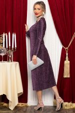 Платье вечернее Джина (пурпурное) П14705-35М LT Collection