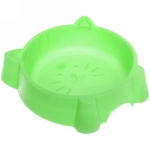 Миска пластиковая «Котофей» 18,5*4,8см цвет зеленый /550мл