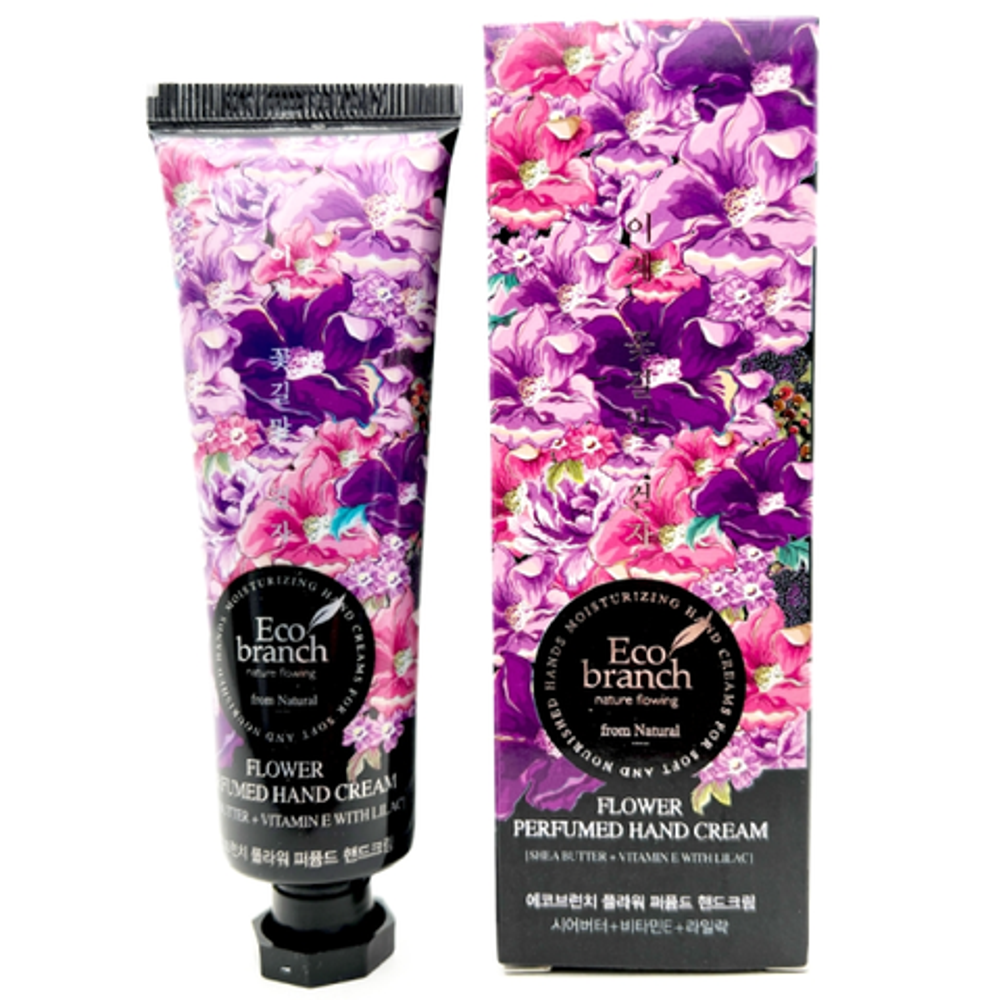 Крем для рук с витамином Е и розой Eco Branch Hand Cream Vitamin E With Rose, 40 мл