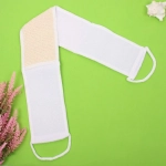 Мочалка для тела «ULTRAMARIN PARMA», комбинированная, цвет белый, 70*10см