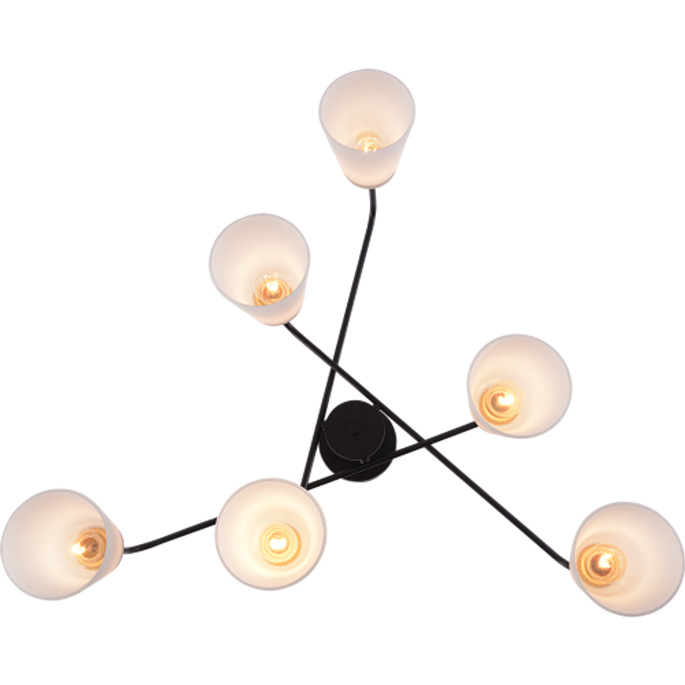 Люстра Rivoli   9190-306 6хЕ27 60 Вт модерн