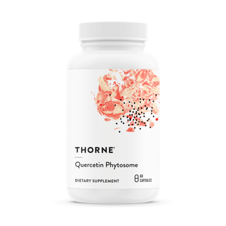 Thorne Research, Фитосома кверцетина, Quercetin Phytosome, 60 капсул