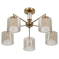 Люстра Rivoli   3166-305 5 х Е14 40 Вт модерн