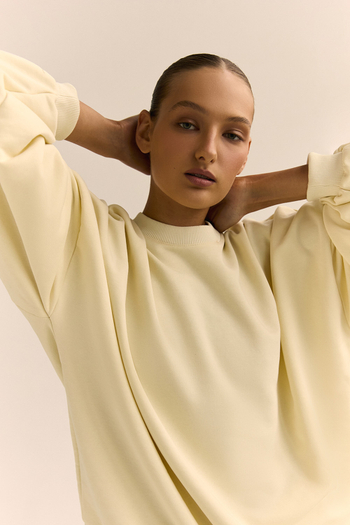 Свитшот oversize Ваниль