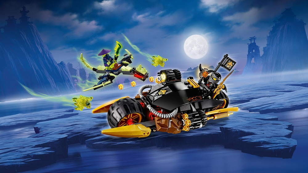 LEGO Ninjago: Бластер-байк Коула 70733 — Cole’s Blaster Bike — Лего Ниндзяго