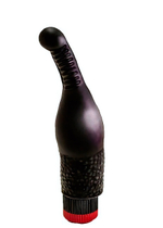 Универсальный черный вибромассажер для простаты и точки G (Цвет: черный)