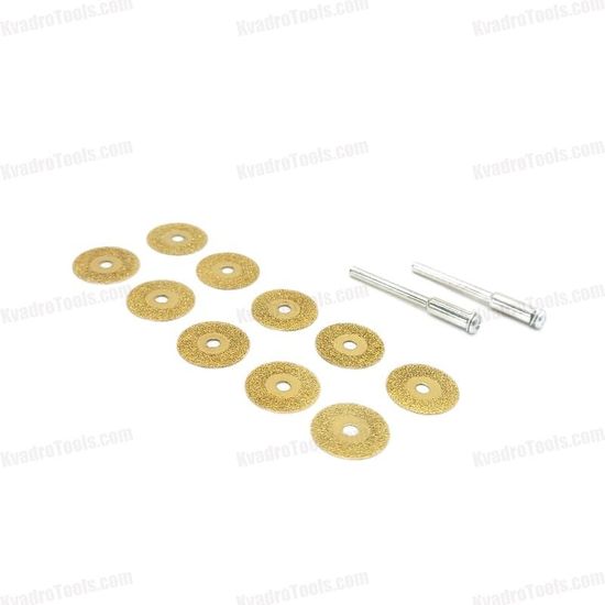 Диски для гравера 20 мм с титановым напылением