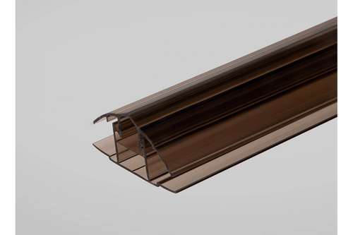 Н-Профиль соединительный 10мм 6м бронза (поликарбоната)