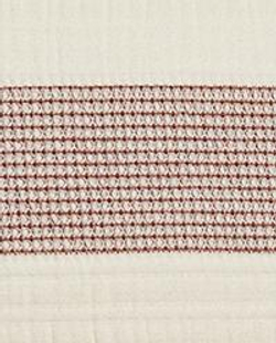Zara Home наволочка декоративная из хлопка, терракотовый, в полоску, 40x40 см